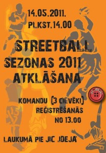 Streetball sezonas atklāšana