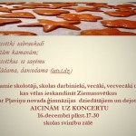 Aicinājums uz Ziemassvētku koncertu