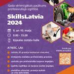 A3 SkillsLatvia 2024 plakāts